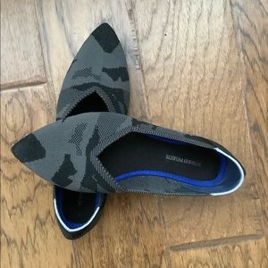 Sweet Grey and Black Cammo Canvas shoes